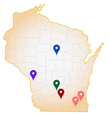 Osteopathic WI Map