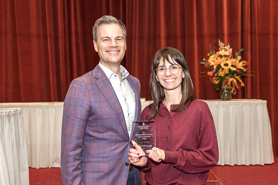 Dr. Russell Lemmon and Katie McCreary, MD.