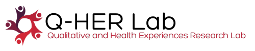 Qualitative and Health Experiences Research (Q-HER) Lab Logo