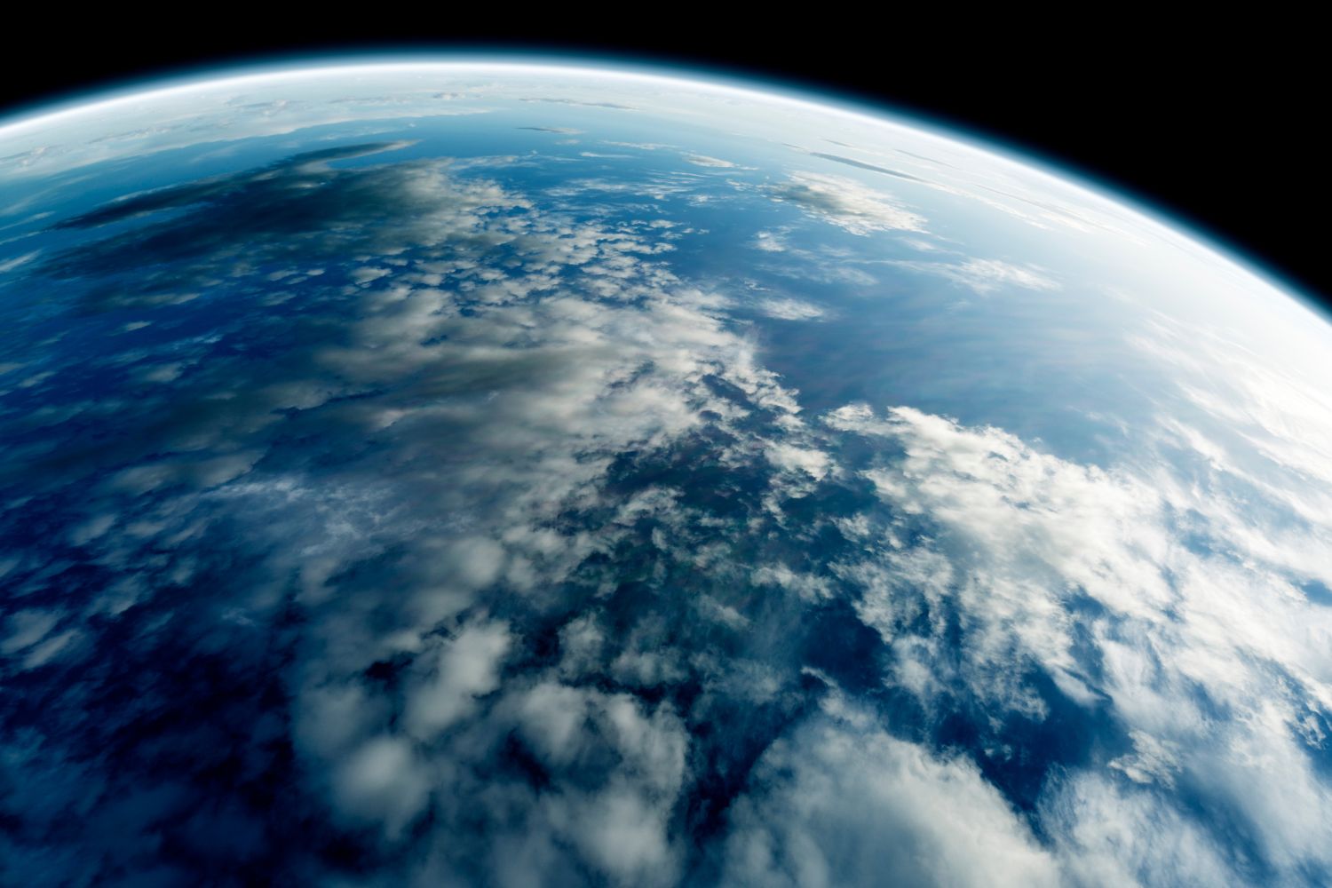 Planet earth seen from space.