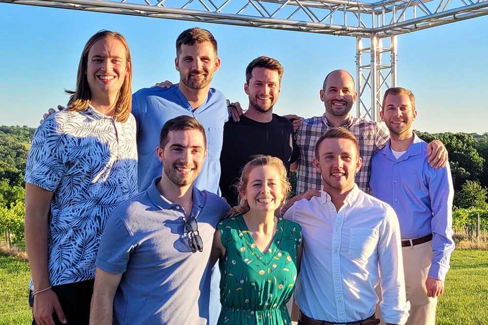 Madison Family Medicine residents enjoy a night out.
