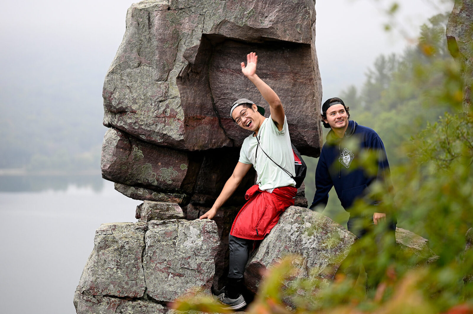 Students take a trip to Devil’s Lake State Park in Baraboo, Wisconsin.