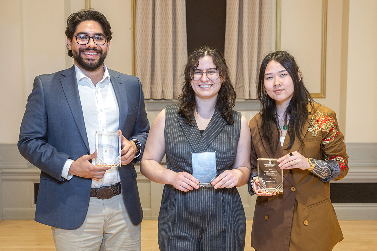 Recipients of the Robert F. and Irma K. Korbitz Endowed Scholarships.