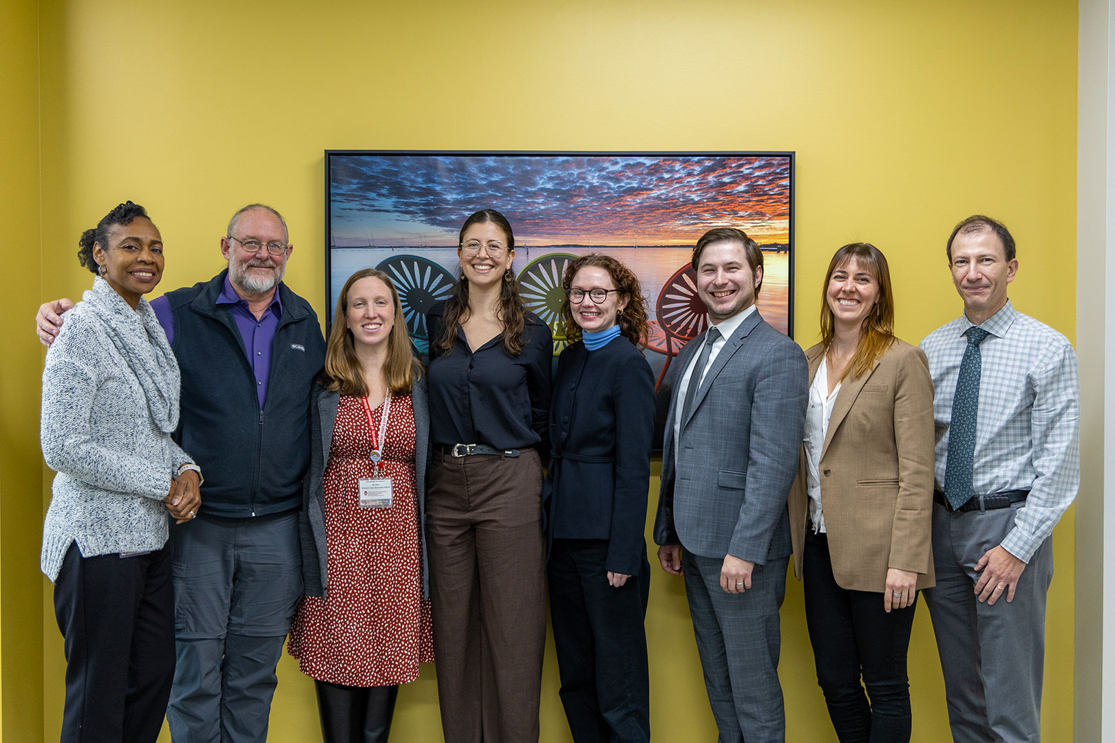 A group photo of the primary care fellowship leaders and current fellows.